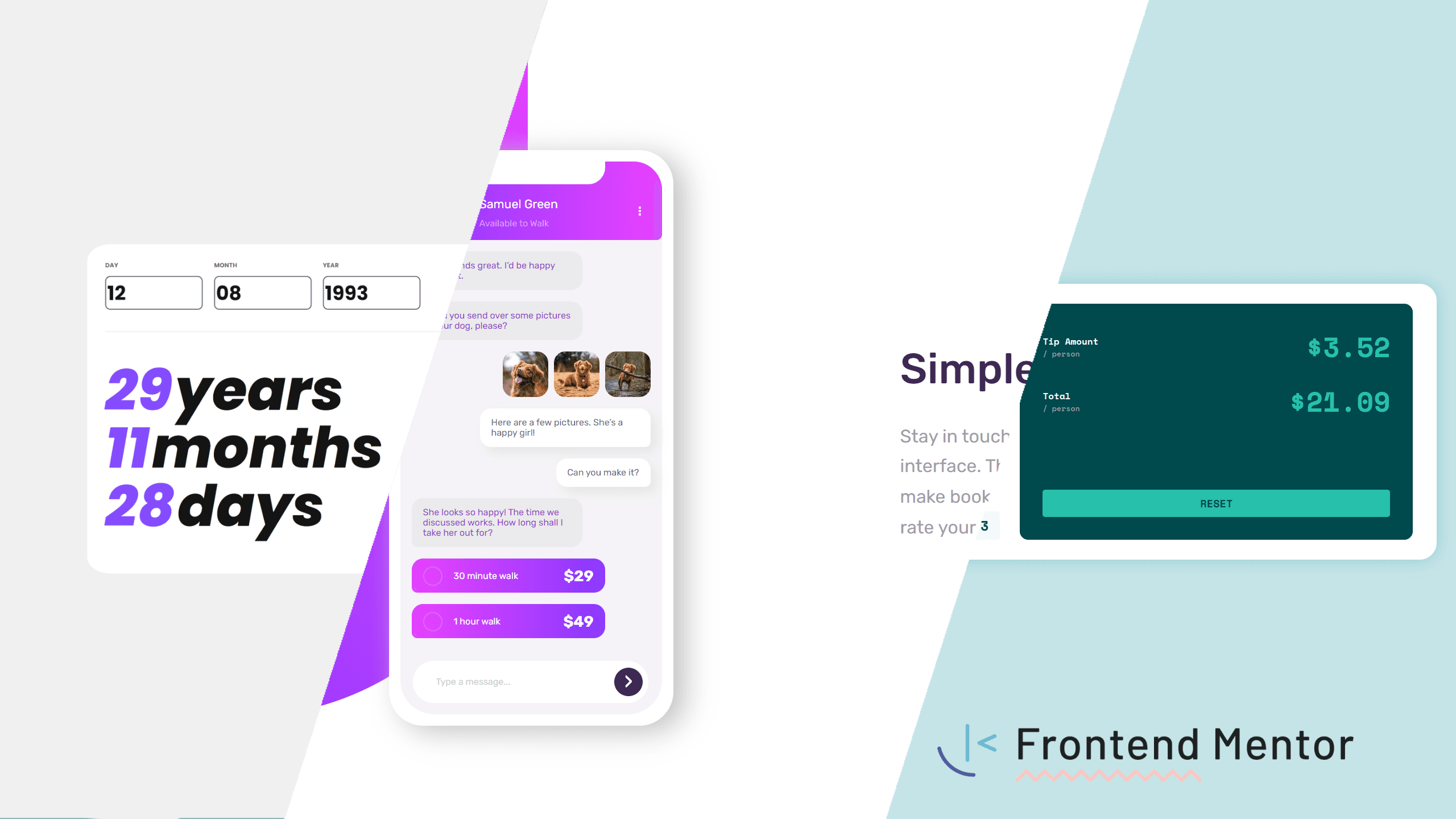 Growing with Frontend Mentor image
